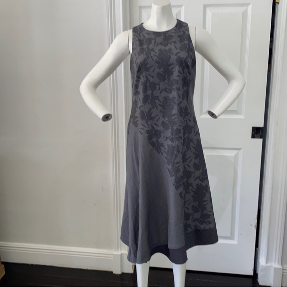 BANANA REPUBLIC Asymmetric A-Line Midi Dress Sleeveless Size 4